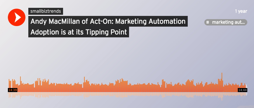 Andy MacMillan of Act-On: Marketing Automation Adoption is at its Tipping Point