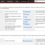 Configuring SugarCRM System Settings