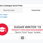 Product Catalogue Quick Picks Sugar Dashlet SugarCRM