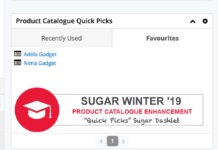 Quick Picks Dashlet in SugarCRM