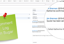 Comment Log field in SugarCRM