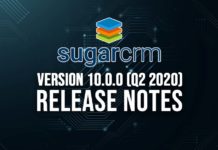 SugarCRM Version 10.0.0 (Q2 2020) Release Notes
