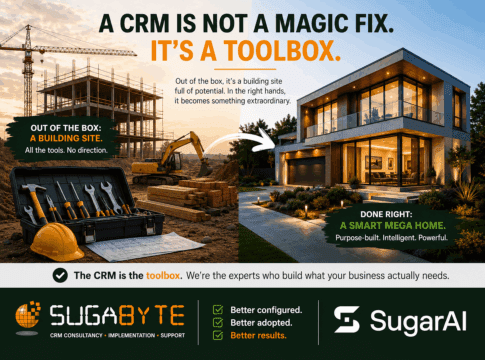 A CRM is only as powerful as the implementation behind it. Discover how SugarAI and Sugabyte turn CRM tools into smart business systems.